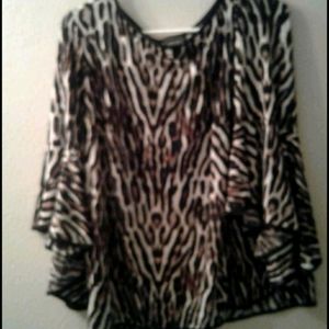 Plus Size Ladies Top Leopard FINAL SALE ITEM  Top XL